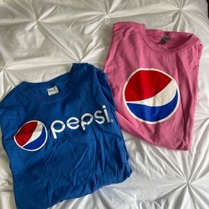 Pepsi Blue Cotton T-Shirt